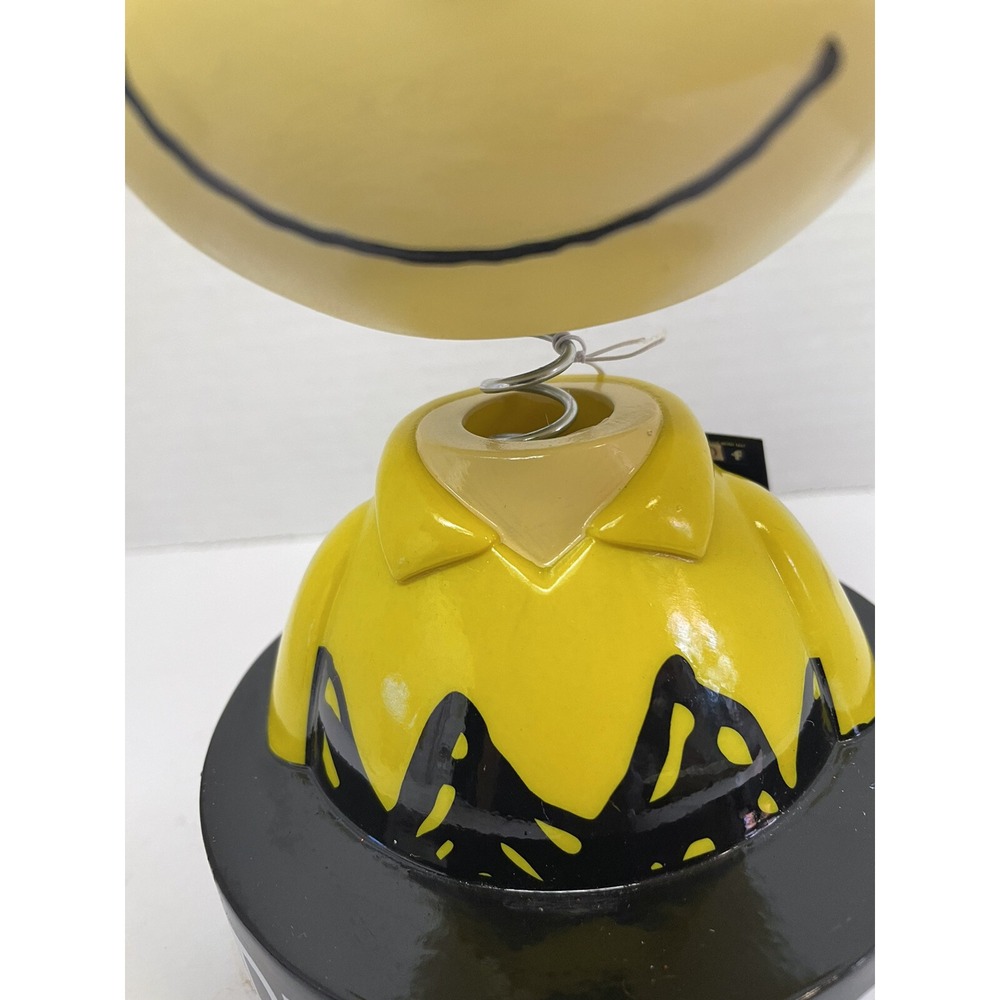 Peanuts Charlie Brown Bobblehead Yellow Shirt Black Base Collectible Toy - Picture 3 of 5